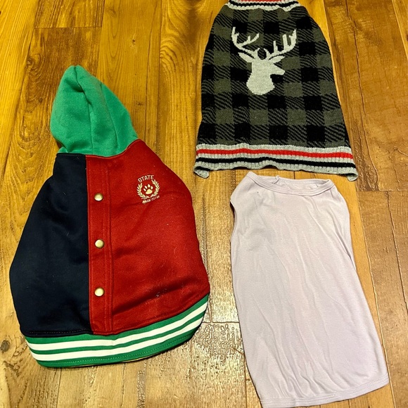 3 Dog Outfits. Different Labels. All Size M. - Picture 1 of 6